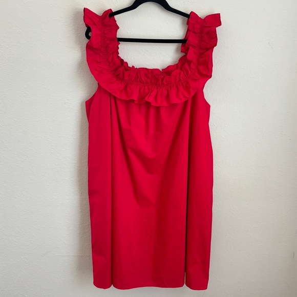 Tuckernuck Red Ruffle Mini Dress - Picture 2 of 9
